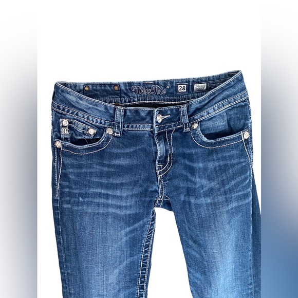 MISS ME Rhinestones Jeans - Picture 5 of 8